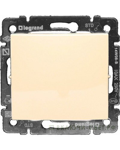 Переключатель на два направления Valena 10 AX 250 В слоновая кость Legrand 774306 в Сергиевом Посаде Аксессуары для кабель-канала Pintop.ru