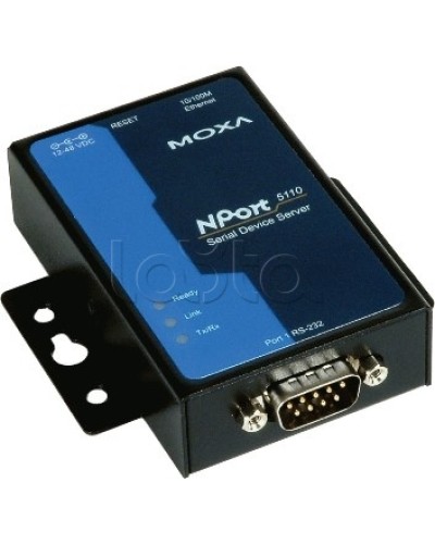 Сервер 1-портовый RS-232 в Ethernet Moxa NPort 5110-T в Сергиевом Посаде Дополнительное оборудование для ОПС Pintop.ru