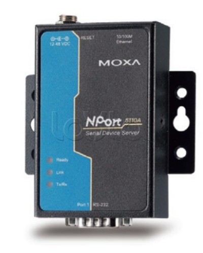 Сервер 1-портовый RS-232 в Ethernet Moxa NPort 5110A-T в Сергиевом Посаде Дополнительное оборудование для ОПС Pintop.ru
