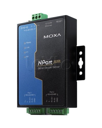 Сервер 2-портовый RS-422/485 в Ethernet Moxa NPort 5230A в Сергиевом Посаде Дополнительное оборудование для ОПС Pintop.ru