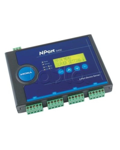 Сервер 4-портовый RS-422/485 в Ethernet Moxa NPort 5430 в Сергиевом Посаде Дополнительное оборудование для ОПС Pintop.ru