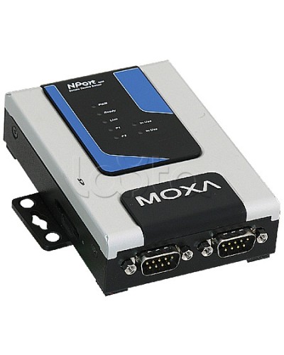 Сервер 2-портовый RS-232/422/485 в Ethernet Moxa NPort 6250-T в Сергиевом Посаде Дополнительное оборудование для ОПС Pintop.ru