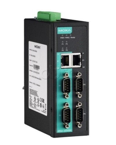 Сервер 4-портовый RS-232/422/485 в Ethernet Moxa NPort IA-5450AI в Сергиевом Посаде Дополнительное оборудование для ОПС Pintop.ru
