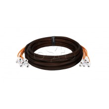 Кабельная сборка NIKOMAX, 6, неэкранированная, LSZH нг(А)-HFLTx, 10м (NMC-CA6UE2-914C-FT-FT-010)