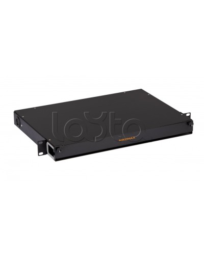 Органайзер оптический 19, 1U NIKOMAX NMC-OKFP-SL-1U-BK в Сергиевом Посаде Кабельные органайзеры Pintop.ru