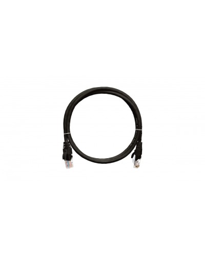 Шнур коммутационный 2хRJ45/8P8C, U/UTP, 4 пары, Кат.5е, LSZH, черный (0,3м) NIKOMAX NMC-PC4UD55B-003-C-BK в Сергиевом Посаде Патчкорды (медные) Pintop.ru