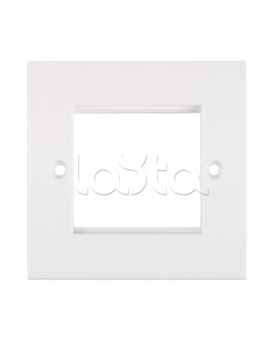 Панель лицевая NIKOMAX NMC-PL1PB-WT в Сергиевом Посаде Аксессуары для кабель-канала Pintop.ru