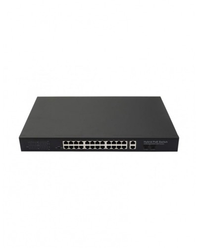 PoE коммутатор Fast Ethernet на 24 x RJ45 портов + 2 x GE Combo uplink порта NST NS-SW-24F2G-P в Сергиевом Посаде Коммутаторы Pintop.ru