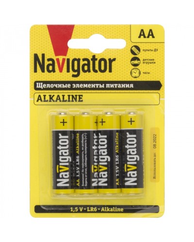 Элемент питания Navigator 61 463 NBT-NPE-LR6-BP4 в Сергиевом Посаде Электротехническое оборудование Pintop.ru