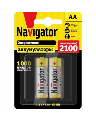 Аккумулятор Navigator 94 463 NHR-2100-HR6-BP2 в Сергиевом Посаде Электротехническое оборудование Pintop.ru