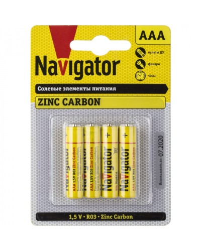 Элемент питания Navigator 94 767 NBT-NS-R03-BP4 в Сергиевом Посаде Электротехническое оборудование Pintop.ru