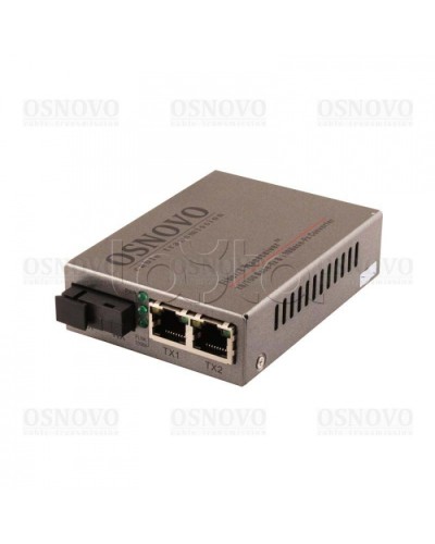 Медиаконвертер Fast Ethernet OSNOVO OMC-100-21S5a в Сергиевом Посаде Медиаконвертеры Pintop.ru