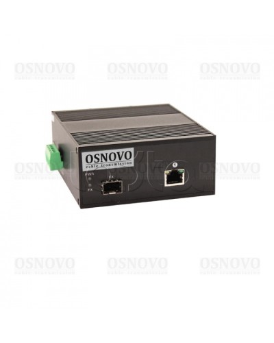 Медиаконвертер Gigabit Ethernet с поддержкой PoE OSNOVO OMC-1000-11HX/I в Сергиевом Посаде Медиаконвертеры Pintop.ru