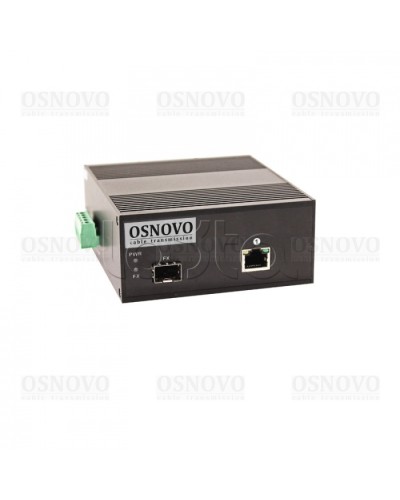 Медиаконвертер Gigabit Ethernet с поддержкой PoE OSNOVO OMC-1000-11X/I в Сергиевом Посаде Медиаконвертеры Pintop.ru