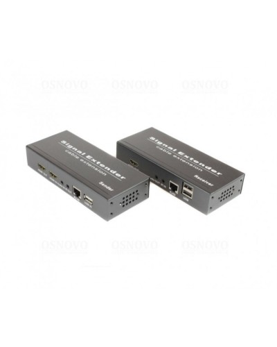 Комплект для передачи HDMI, USB, аудио, RS232 и ИК управления по сети Ethernet OSNOVO TLN-HiKMDA2+RLN-HiKMDA2 в Сергиевом Посаде Видеоусилители, Модуляторы, Делители Pintop.ru