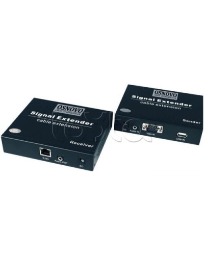 Комплект (передатчик+приемник) для передачи VGA OSNOVO TLN-VKM/1+RLN-VKM/1(ver.2) в Сергиевом Посаде Видеоусилители, Модуляторы, Делители Pintop.ru
