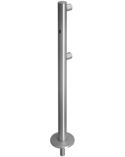 Стойка ограждения съемная односторонняя с отверстием под фиксатор прямо Oxgard ВЗР 1996Р.21-01 в Сергиевом Посаде Ограждения Pintop.ru