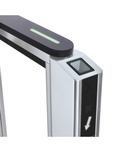 Передняя панель скоростного прохода PERCo-ST-11 со встроенным сканером штрихкода PERCo-FP11Q.1 в Сергиевом Посаде Ограждения Pintop.ru