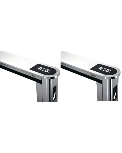 Комплект крышек (2 шт)из нержавеющей стали для турникета PERCo-STC-01S в Сергиевом Посаде Ограждения Pintop.ru