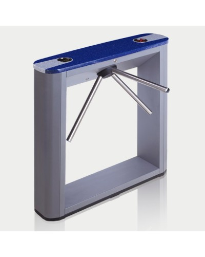 Турникет тумбовый электромеханический со стандартными планками, синей крышкой PERCo-TTD-03.1S (стандартные планки, синяя крышка) в Сергиевом Посаде Турникеты Pintop.ru