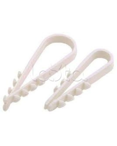 Дюбель-хомут 5-10 белый (100шт/уп) PROCONNECT 07-4501-2 в Сергиевом Посаде Стяжки-хомуты Pintop.ru