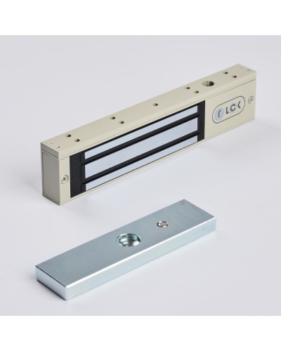 R-Lock RL-EM180-00G - Электромагнитный замкок, 180кг, DC12/24B, цвет корпуса серый, RAL7032 (галечный серый) в Сергиевом Посаде Электромагнитные замки Pintop.ru