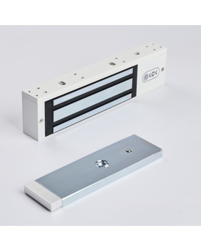 R-Lock RL-EM350-LSW - Электромагнитный замкок, 350кг, DC12/24B, цвет белый, RAL9016(белый), два датчика втроены в корпус замка: датчик Холла и магнито-контактный датчик в Сергиевом Посаде Электромагнитные замки Pintop.ru