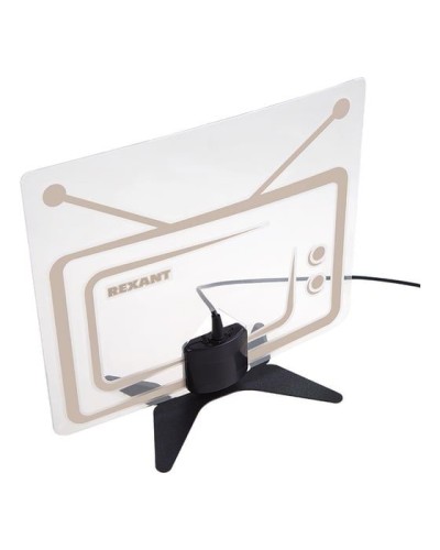 Антенна комнатная «Активная» для цифрового телевидения DVB-T2, Ag-717 REXANT 34-0717 в Сергиевом Посаде Системы видеонаблюдения Pintop.ru