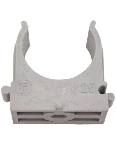 Крепёж-клипса для труб ø25 мм, серая (100 шт/уп)Rexant (28-0125-2) в Сергиевом Посаде Держатели, клипсы, скобы Pintop.ru