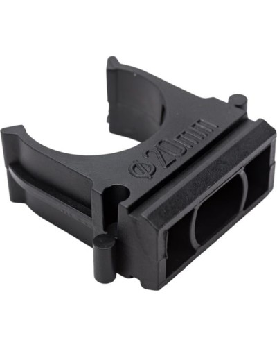 Крепеж-клипса для трубы ø 20 мм, черная (100 шт./уп.) Rexant (28-0120-3) в Сергиевом Посаде Держатели, клипсы, скобы Pintop.ru