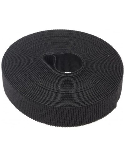 Лента-липучка многоразовая 5 м х 20мм, черная (1 шт/уп) REXANT 07-7526 в Сергиевом Посаде Монтажные материалы Pintop.ru