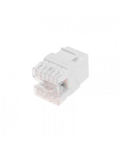 Модуль Keystone Jack RJ-45(8P8C), UTP неэкранированный, CAT 5e, тип 180 градусов, белый REXANT PRO 02-0060 в Сергиевом Посаде Модули Keystone Pintop.ru