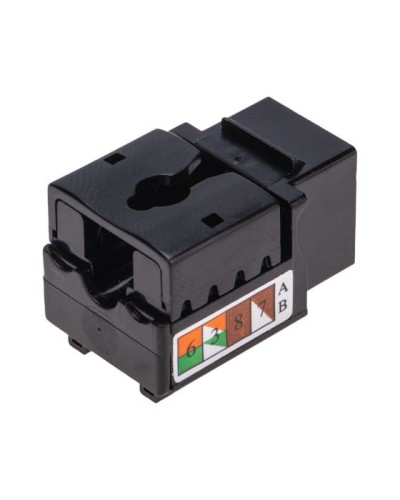 Модуль Keystone Jack RJ-45(8P8C), UTP неэкранированный, CAT 6, тип 90 градусов, черный REXANT PRO 02-0255 в Сергиевом Посаде Модули Keystone Pintop.ru
