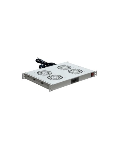 Модуль вентиляторный с термостатом 19 1U с 4-мя вентиляторами REXANT 04-2605 в Сергиевом Посаде Вентиляторные модули Pintop.ru