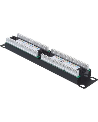 Панель коммутационная 10, 1U, 12 портов UTP, RJ-45, CAT 5e REXANT 04-0025 в Сергиевом Посаде Патч панель Pintop.ru