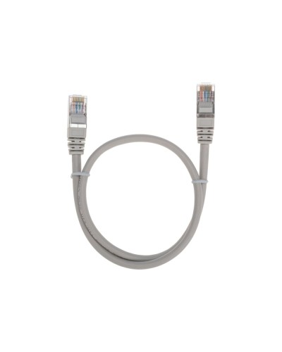 Патч-корд F/UTP, CAT 5e, RJ45-RJ45, 26AWG, LSZH, серый, 0,5м REXANT 02-0110-05 в Сергиевом Посаде Патчкорды (медные) Pintop.ru