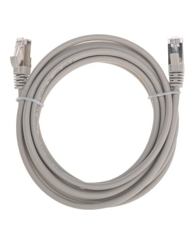 Патч-корд F/UTP, CAT 5e, RJ45-RJ45, 26AWG, LSZH, серый, 3м REXANT 02-0110-3 в Сергиевом Посаде Патчкорды (медные) Pintop.ru
