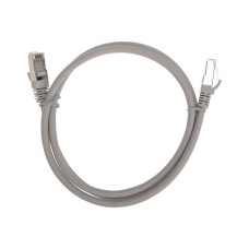 Патч-корд F/UTP, CAT 6, RJ45-RJ45, 26AWG, LSZH, серый, 1м REXANT 02-0210-1