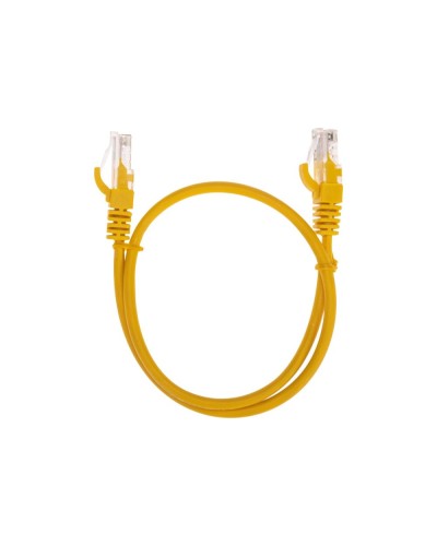 Патч-корд U/UTP, CAT 5e, RJ45-RJ45, 26AWG, LSZH, желтый, 0,5м REXANT 02-0105-05 в Сергиевом Посаде Патчкорды (медные) Pintop.ru