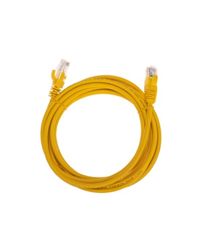 Патч-корд U/UTP, CAT 5e, RJ45-RJ45, 26AWG, LSZH, желтый, 3м REXANT 02-0105-3 в Сергиевом Посаде Патчкорды (медные) Pintop.ru