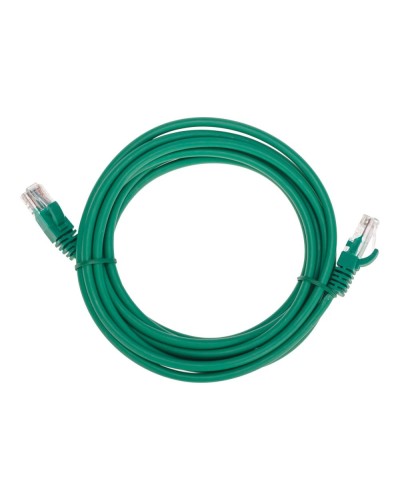 Патч-корд U/UTP, CAT 5e, RJ45-RJ45, 26AWG, LSZH, зеленый, 3м REXANT 02-0106-3 в Сергиевом Посаде Патчкорды (медные) Pintop.ru