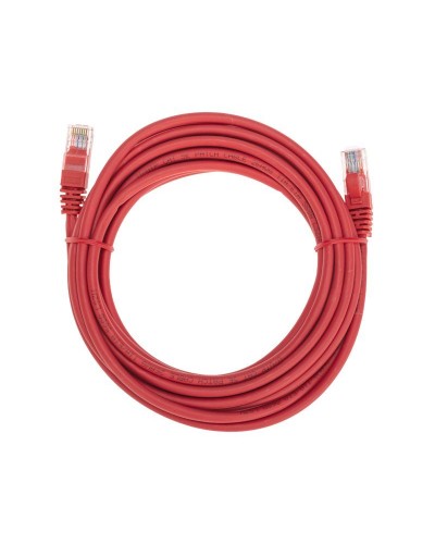 Патч-корд U/UTP, CAT 5e, RJ45-RJ45, 26AWG, LSZH, красный, 5м REXANT 02-0103-5 в Сергиевом Посаде Патчкорды (медные) Pintop.ru