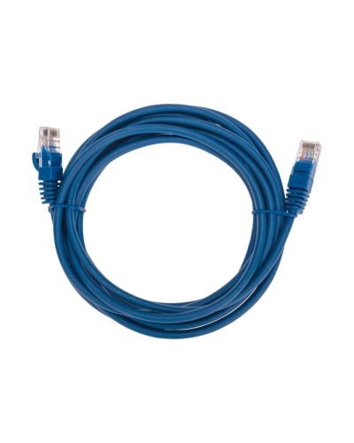 Патч-корд U/UTP, CAT 5e, RJ45-RJ45, 26AWG, LSZH, синий, 3м REXANT 02-0104-3 в Сергиевом Посаде Патчкорды (медные) Pintop.ru