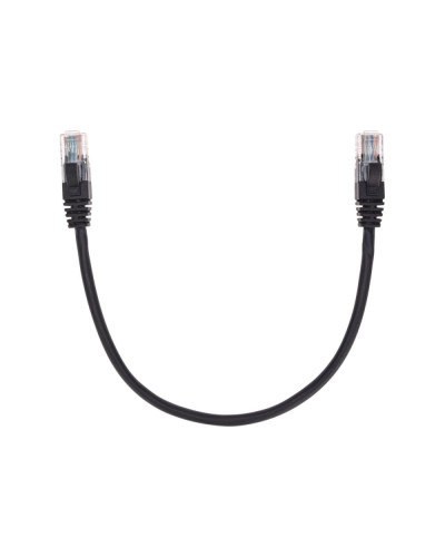 Патч-корд U/UTP, CAT 5e, RJ45-RJ45, 26AWG, LSZH, черный, 0,3м REXANT 02-0102-03 в Сергиевом Посаде Патчкорды (медные) Pintop.ru