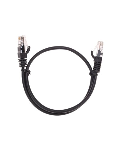 Патч-корд U/UTP, CAT 5e, RJ45-RJ45, 26AWG, LSZH, черный, 0,5м REXANT 02-0102-05 в Сергиевом Посаде Патчкорды (медные) Pintop.ru