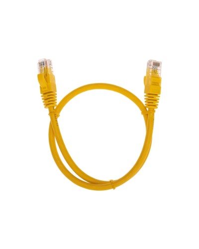 Патч-корд U/UTP, CAT 6, RJ45-RJ45, 26AWG, LSZH, желтый, 0,5м REXANT 02-0295-05 в Сергиевом Посаде Патчкорды (медные) Pintop.ru