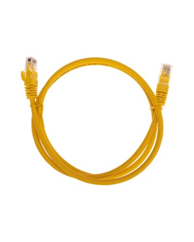 Патч-корд U/UTP, CAT 6, RJ45-RJ45, 26AWG, LSZH, желтый, 1м REXANT 02-0295-1 в Сергиевом Посаде Патчкорды (медные) Pintop.ru