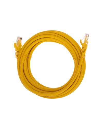 Патч-корд U/UTP, CAT 6, RJ45-RJ45, 26AWG, LSZH, желтый, 5м REXANT 02-0295-5 в Сергиевом Посаде Патчкорды (медные) Pintop.ru