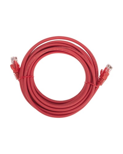 Патч-корд U/UTP, CAT 6, RJ45-RJ45, 26AWG, LSZH, красный, 5м REXANT 02-0293-5 в Сергиевом Посаде Патчкорды (медные) Pintop.ru