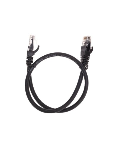 Патч-корд U/UTP, CAT 6, RJ45-RJ45, 26AWG, LSZH, черный, 0,5м REXANT 02-0292-05 в Сергиевом Посаде Патчкорды (медные) Pintop.ru